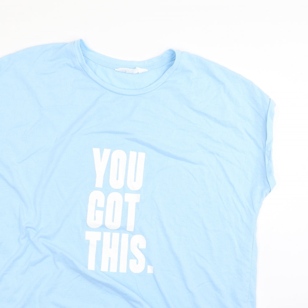Primark Womens Blue   Basic T-Shirt Size 18