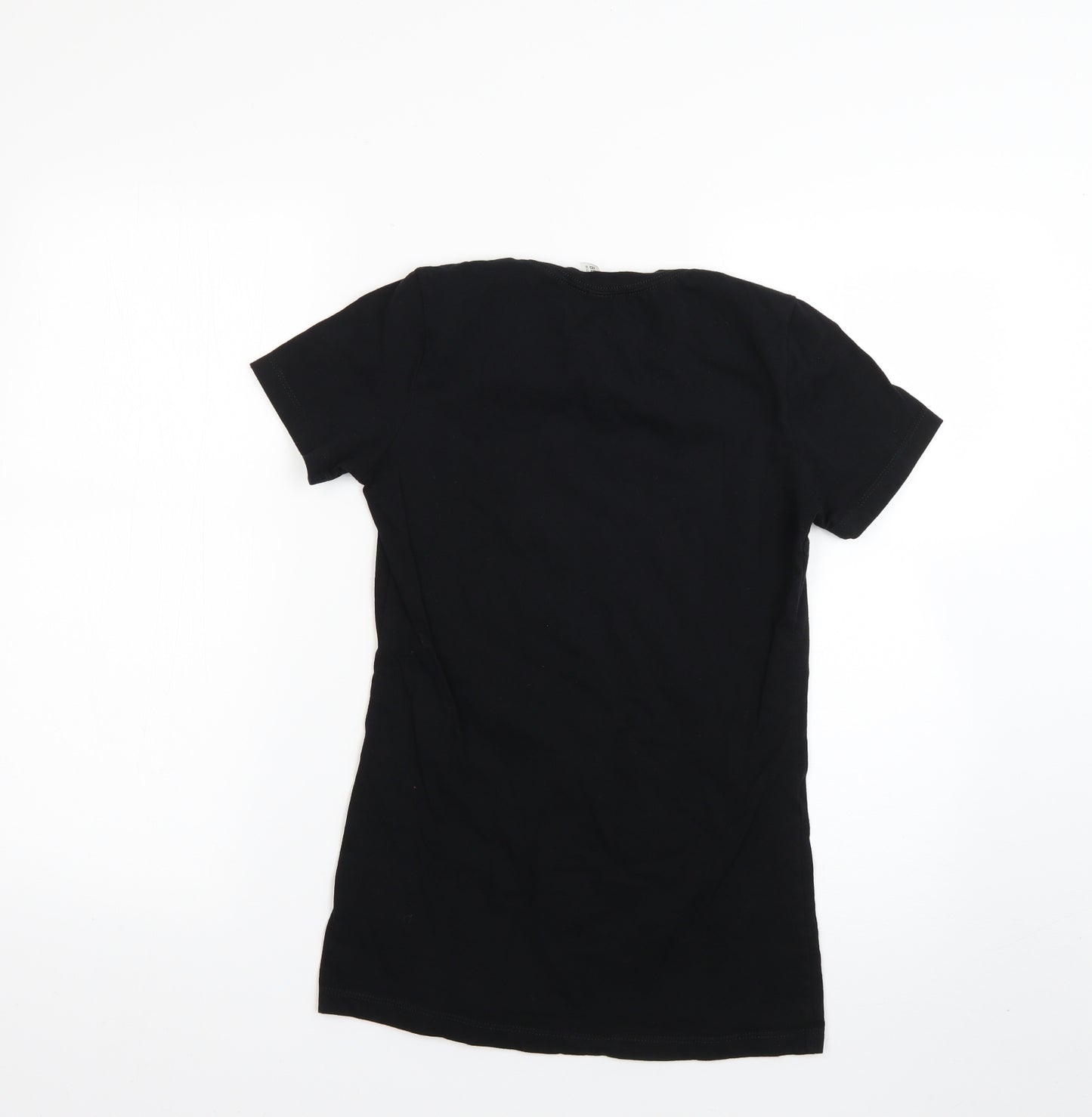 Bella Womens Black   Basic T-Shirt Size M  - Christmas