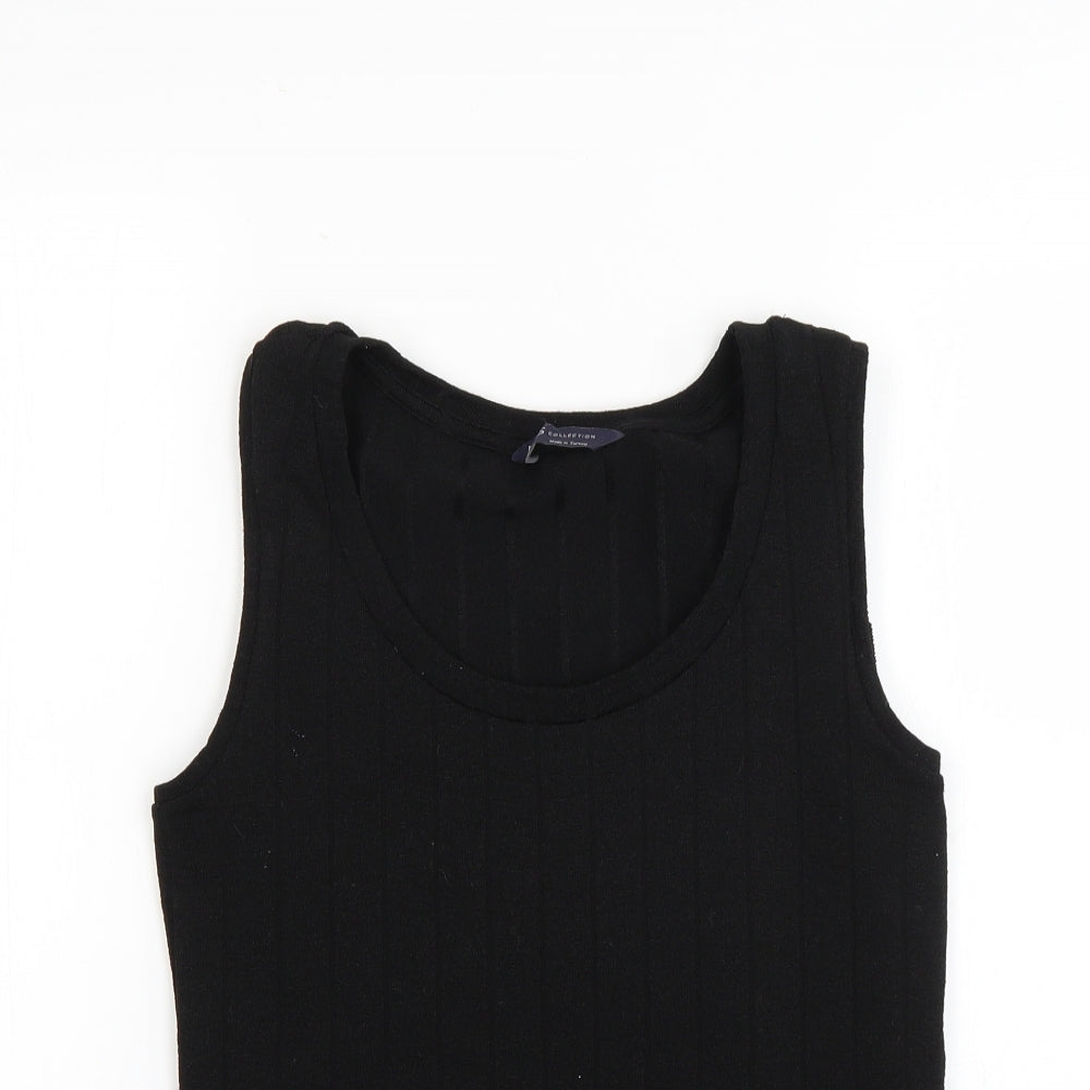 Marks and Spencer Womens Black   Basic T-Shirt Size 12