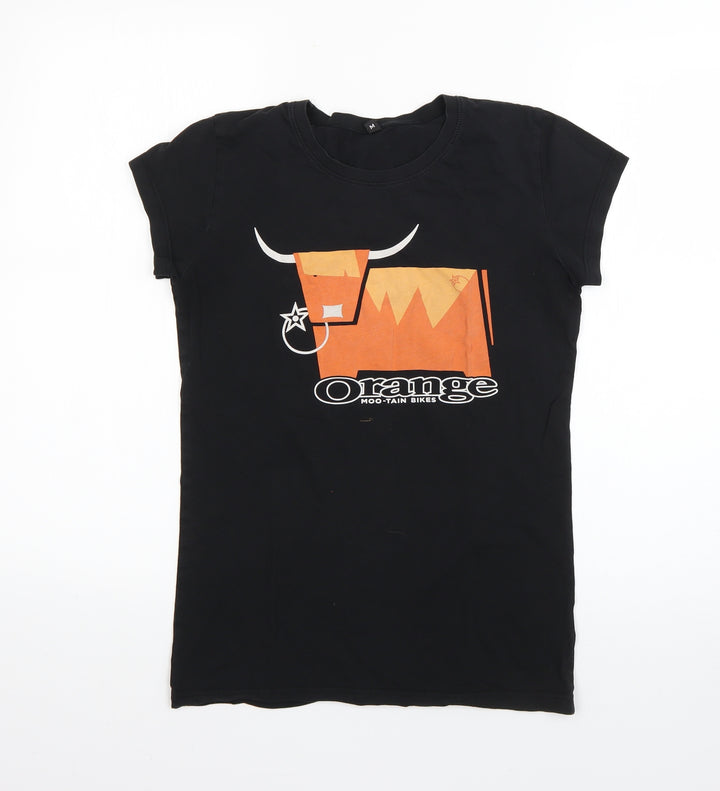 Continental Womens Black T-Shirt Size M