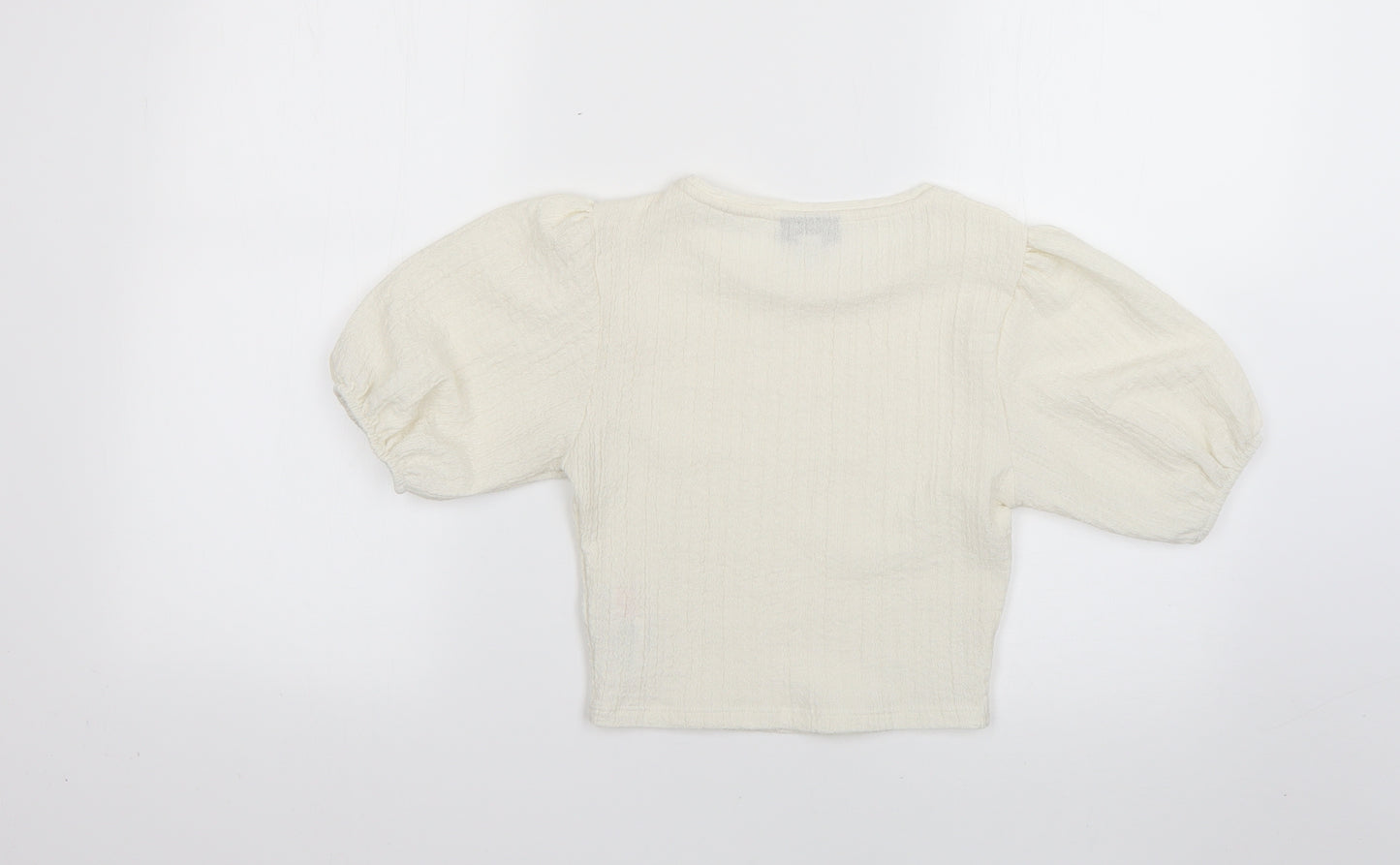 Topshop Womens Beige   Basic Blouse Size 8