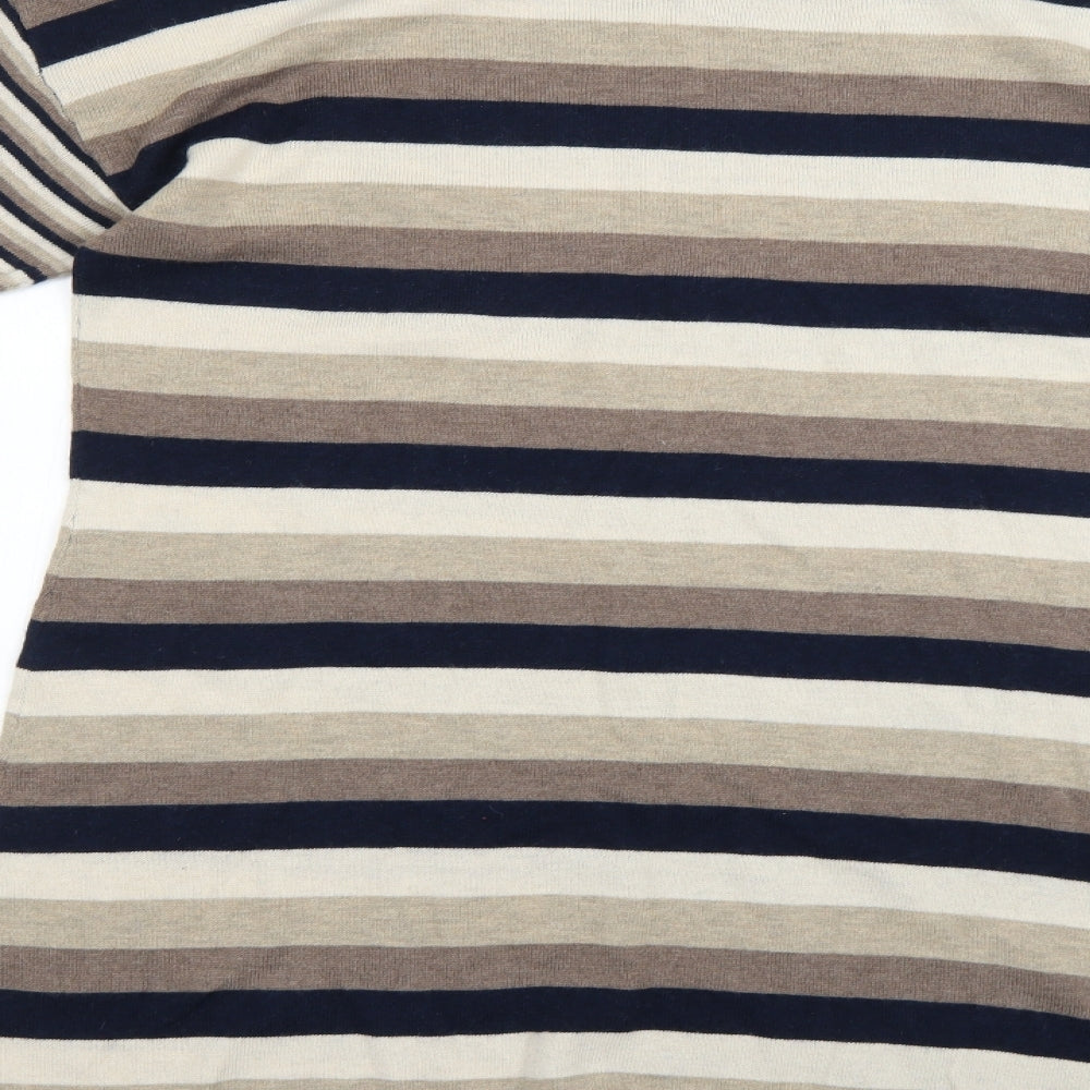 Wallis Womens Multicoloured Striped  Jumper Dress  Size L