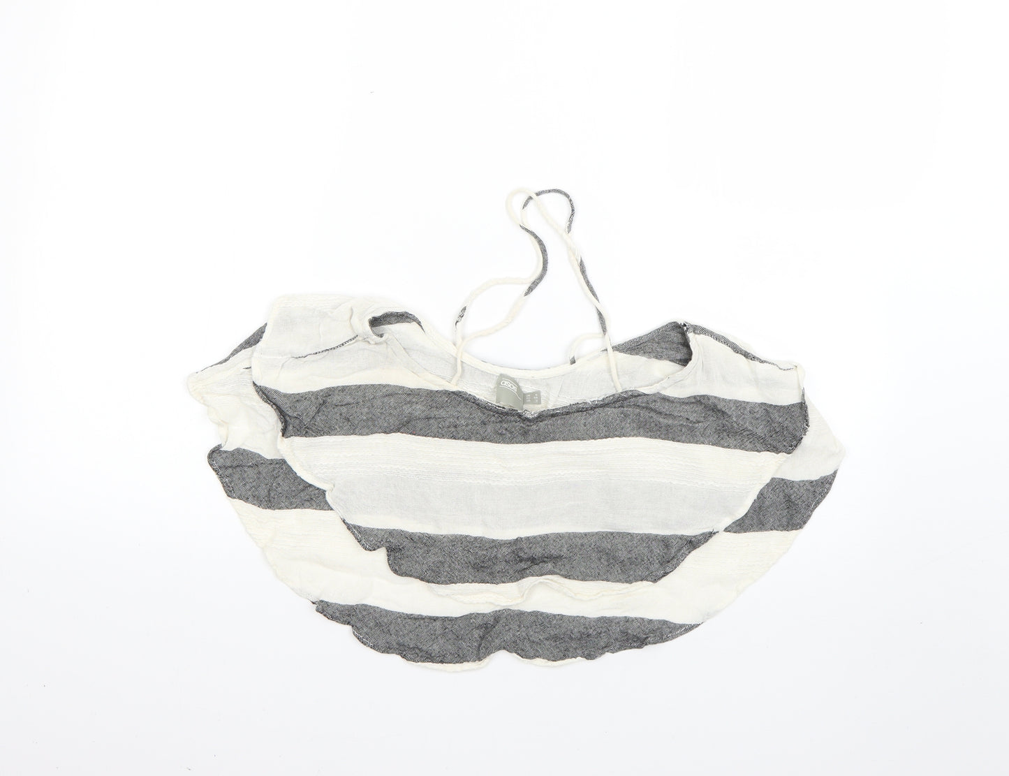 ASOS Womens Multicoloured Striped  Basic T-Shirt Size 6