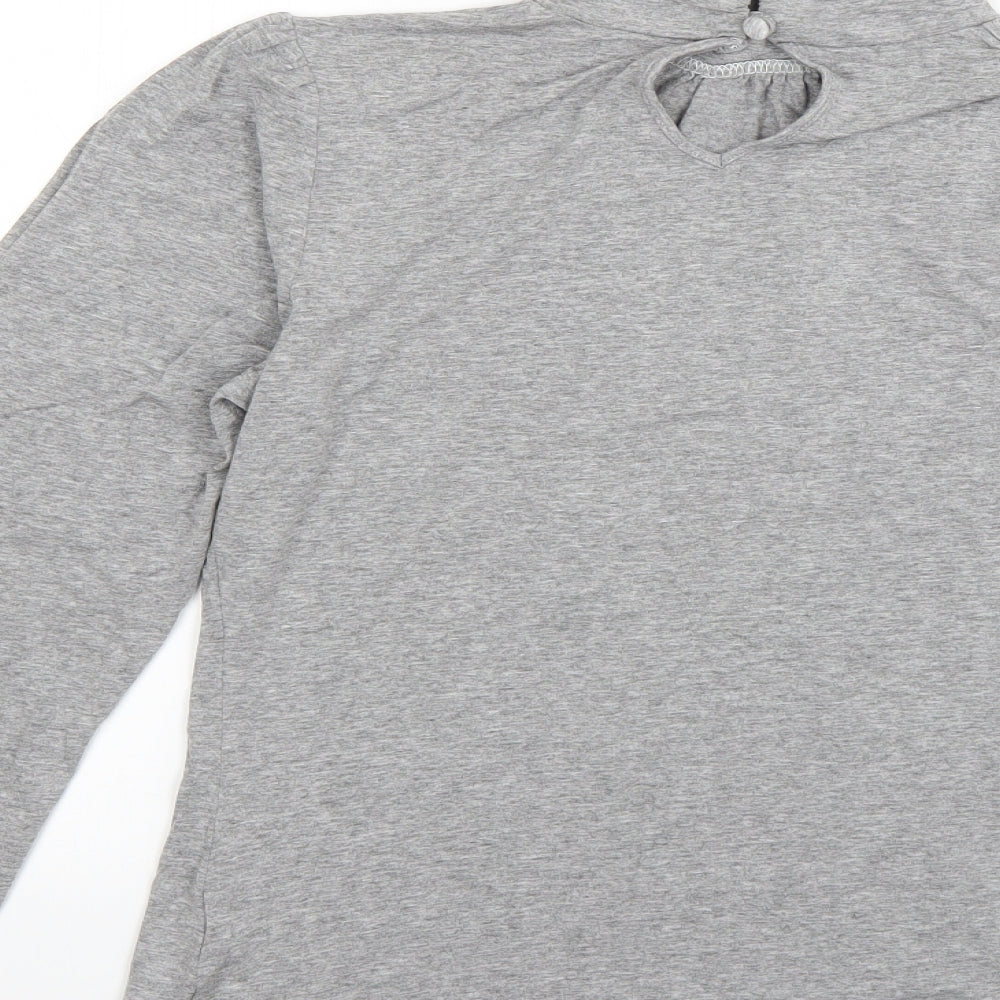 New Look Womens Grey   Basic T-Shirt Size 16