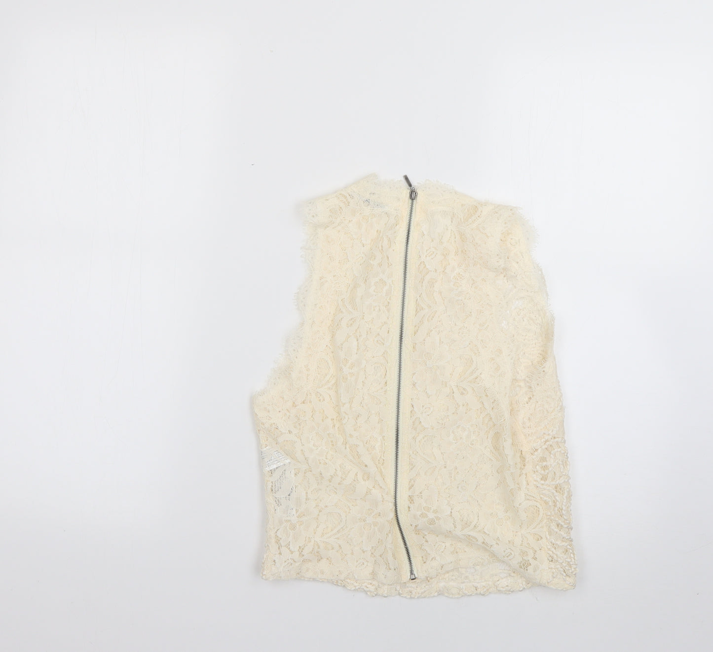Zara Womens Beige   Basic T-Shirt Size S