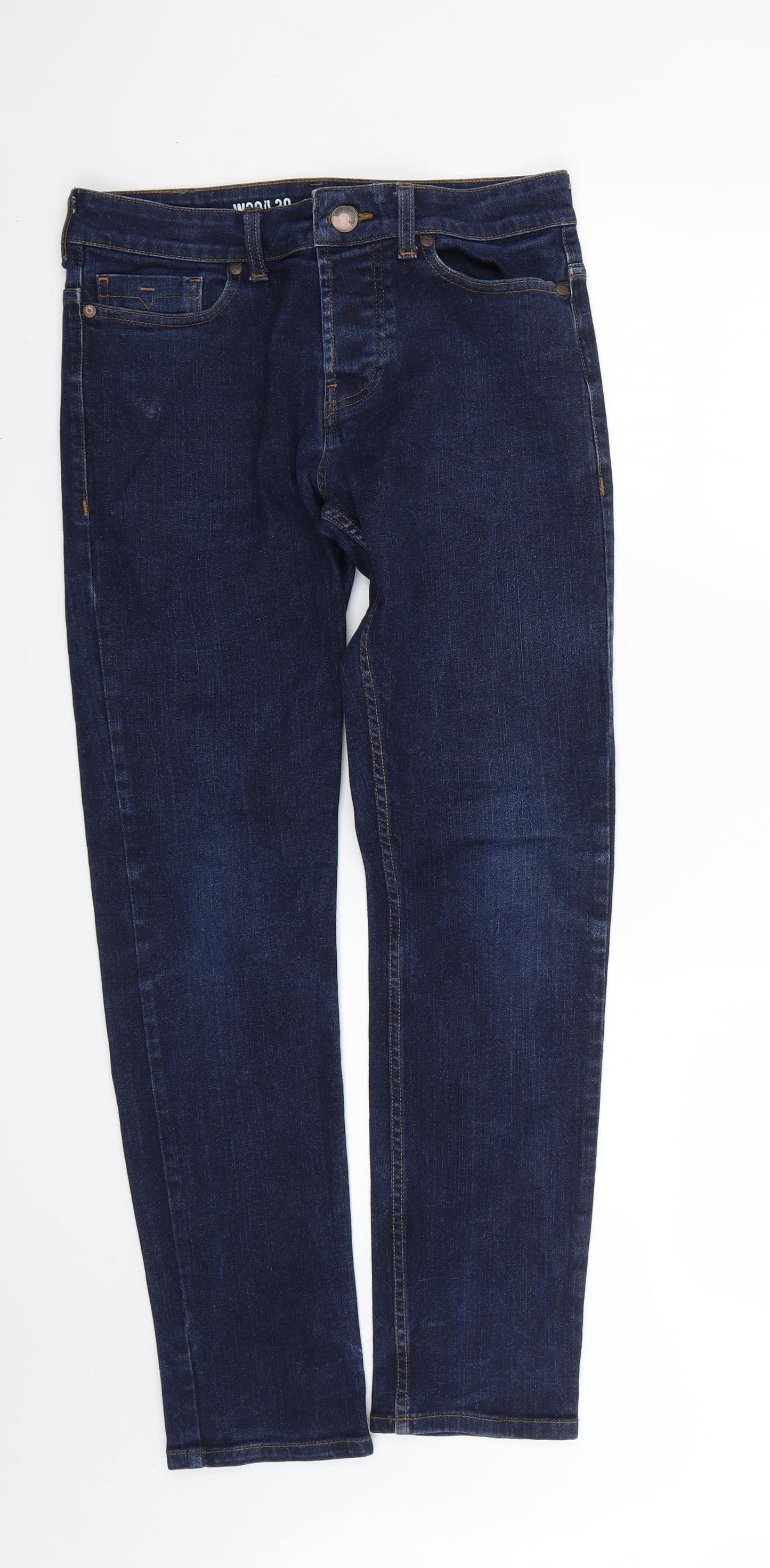 Denim & Co. Mens Blue   Skinny Jeans Size 30 L28 in