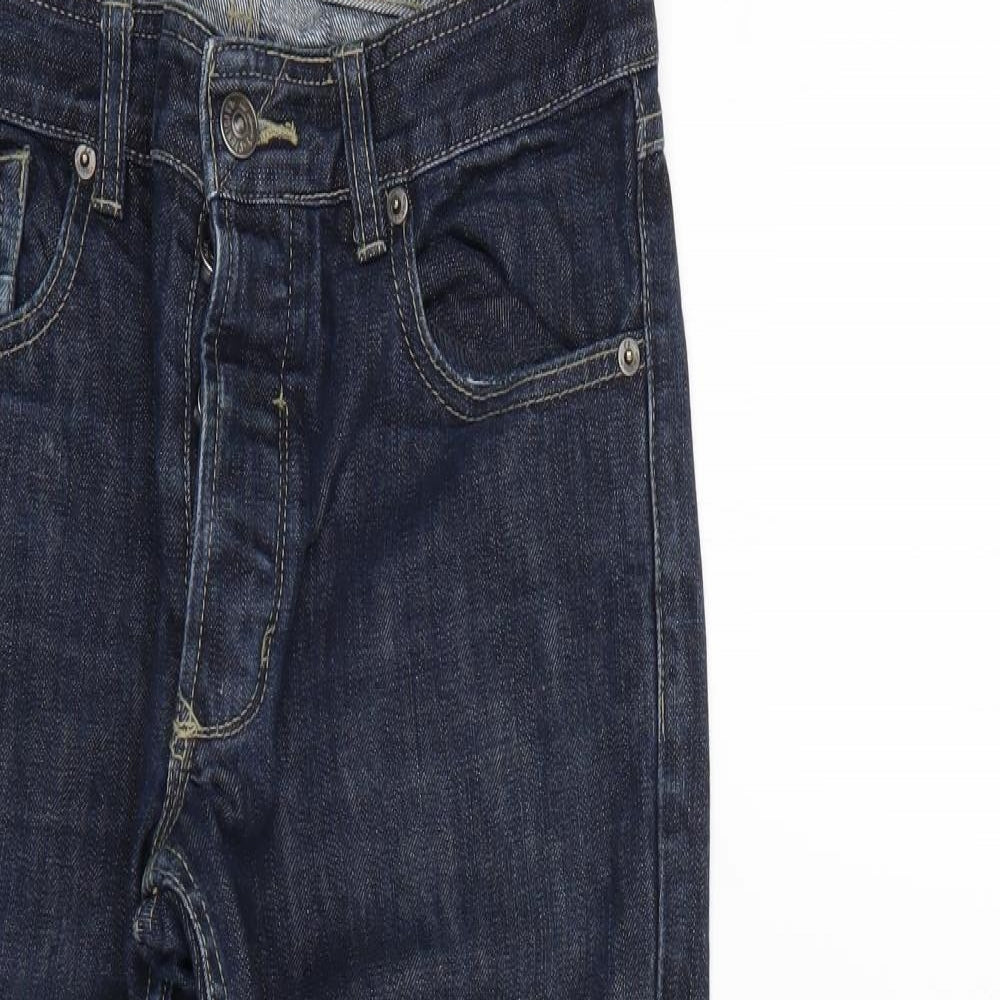 Debenhams Mens Blue   Straight Jeans Size 30 L27 in