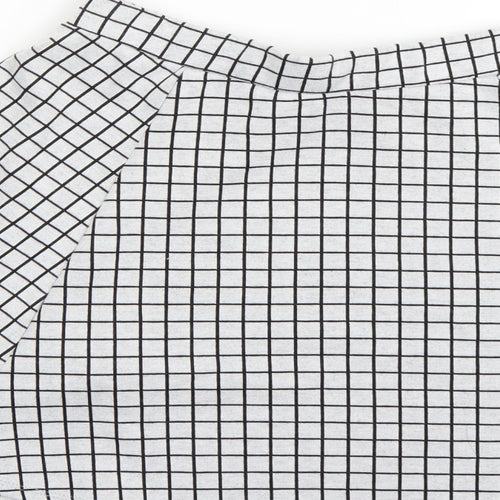 New Look Womens Multicoloured Check  Flare Skirt Size 10