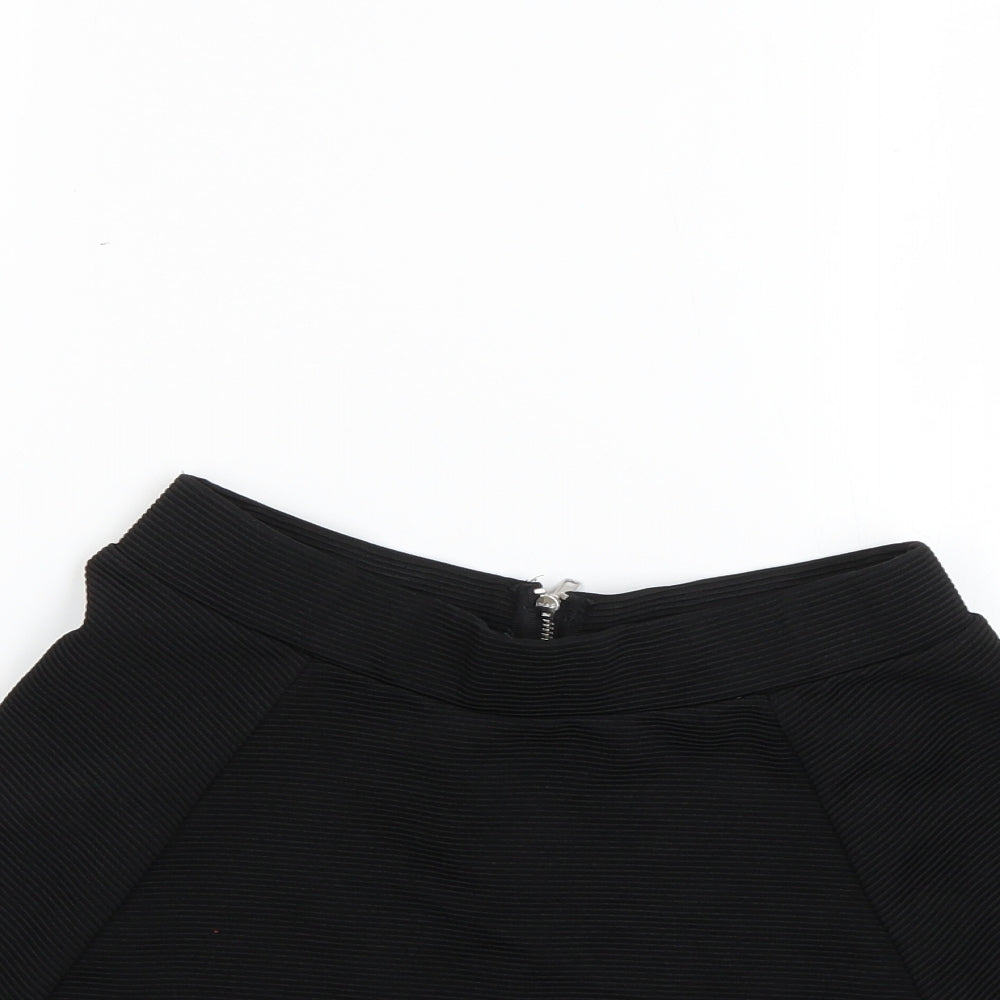 H&M Womens Black   Flare Skirt Size S