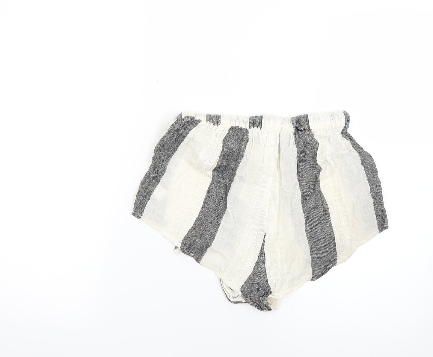 ASOS Womens Multicoloured Striped  Cut-Off Shorts Size 8