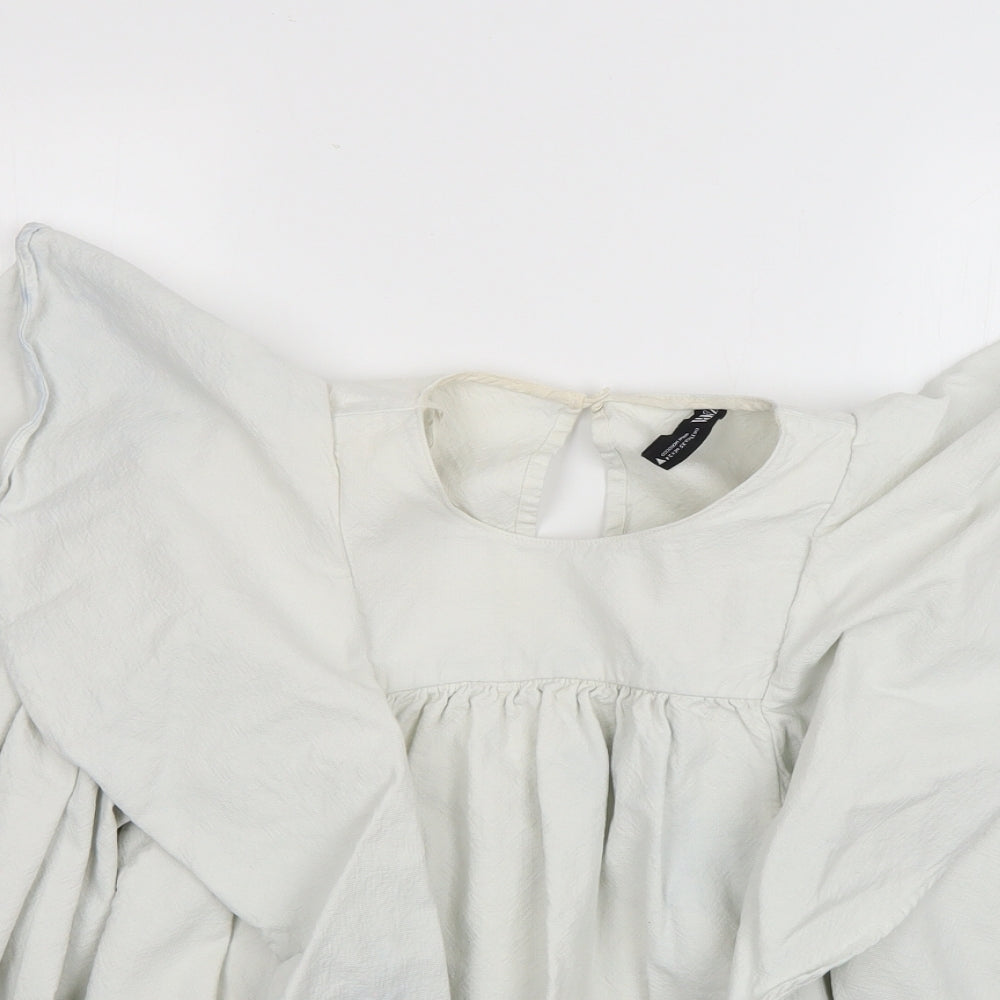 Zara Womens Grey   Basic Blouse Size XS
