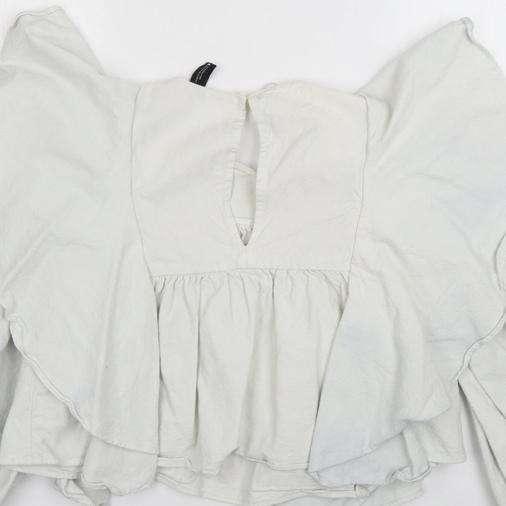 Zara Womens Grey   Basic Blouse Size XS