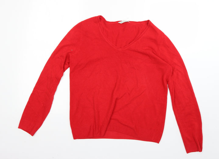BHS Womens Red Pullover Jumper Size 14