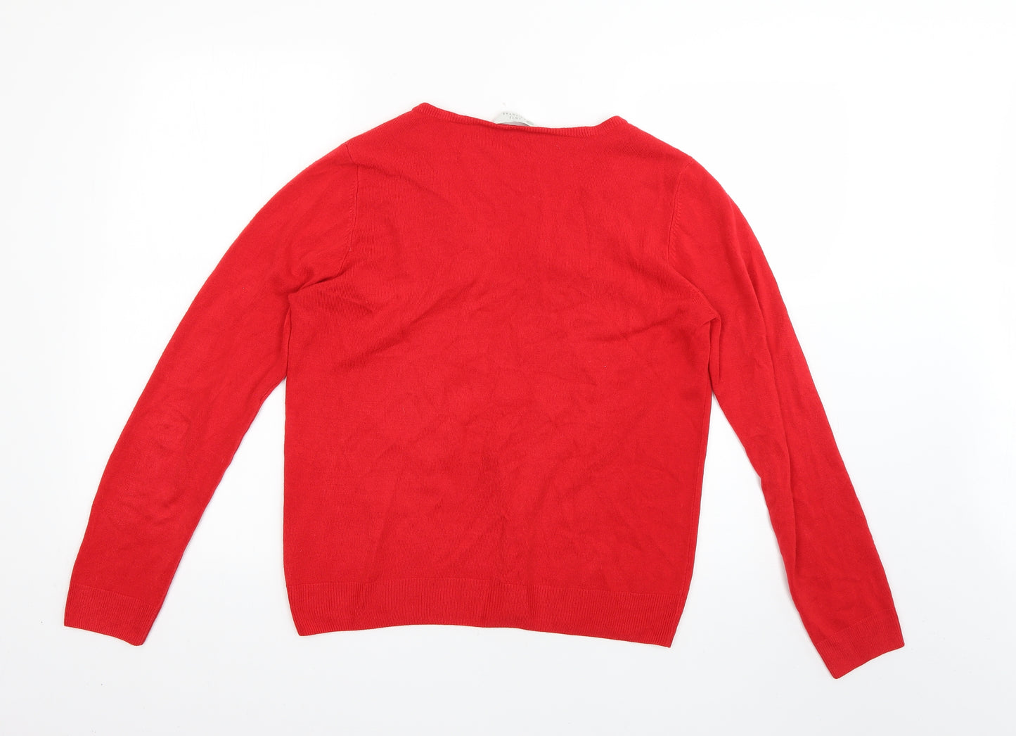 BHS Womens Red   Pullover Jumper Size 14