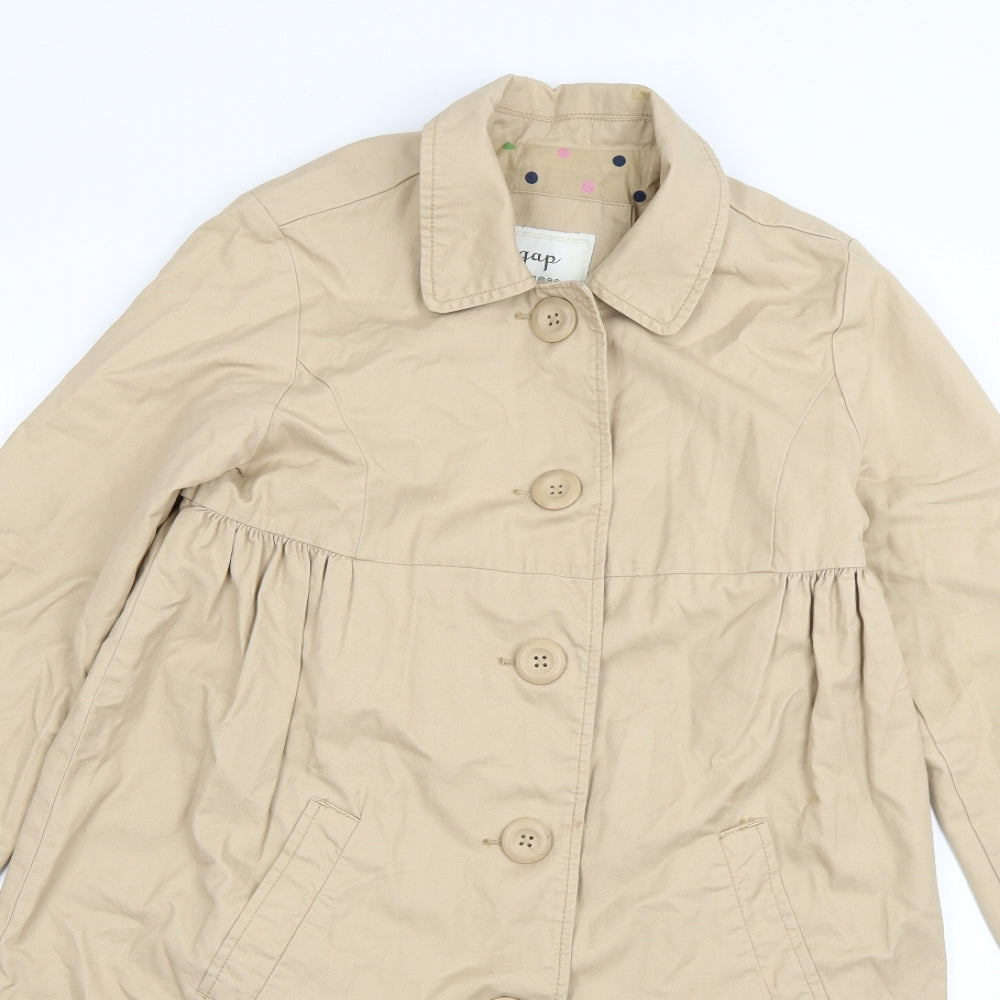 Gap Girls Beige   Rain Coat Coat Size 15-16 Years