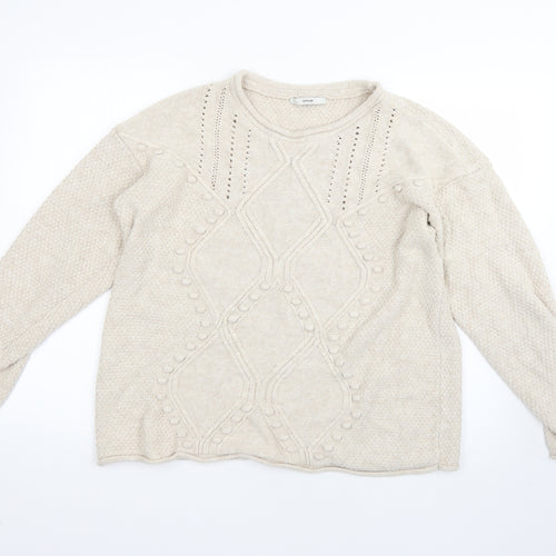 George Womens Beige   Pullover Jumper Size 16