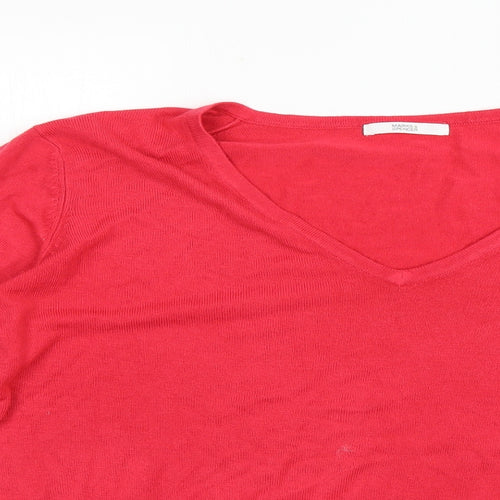marks Womens Red   Pullover Jumper Size 20
