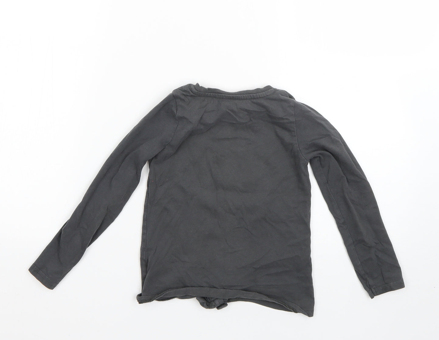 Nutmeg Girls Grey   Pullover T-Shirt Size 5-6 Years