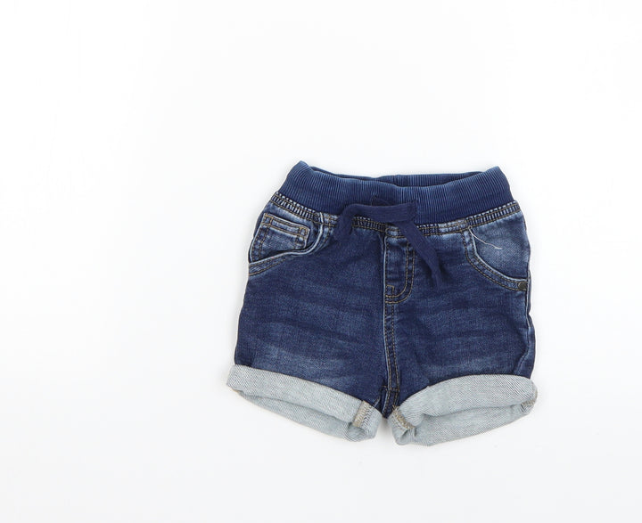 Matalan Baby Blue Cropped Trousers Size 9-12 Months