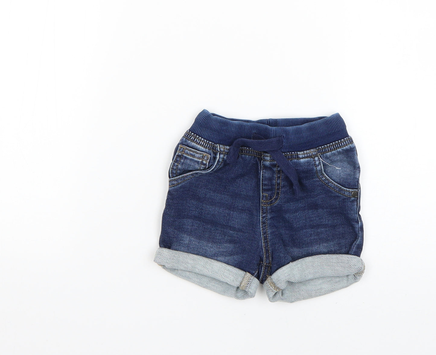 Matalan Baby Blue   Cropped Trousers Size 9-12 Months