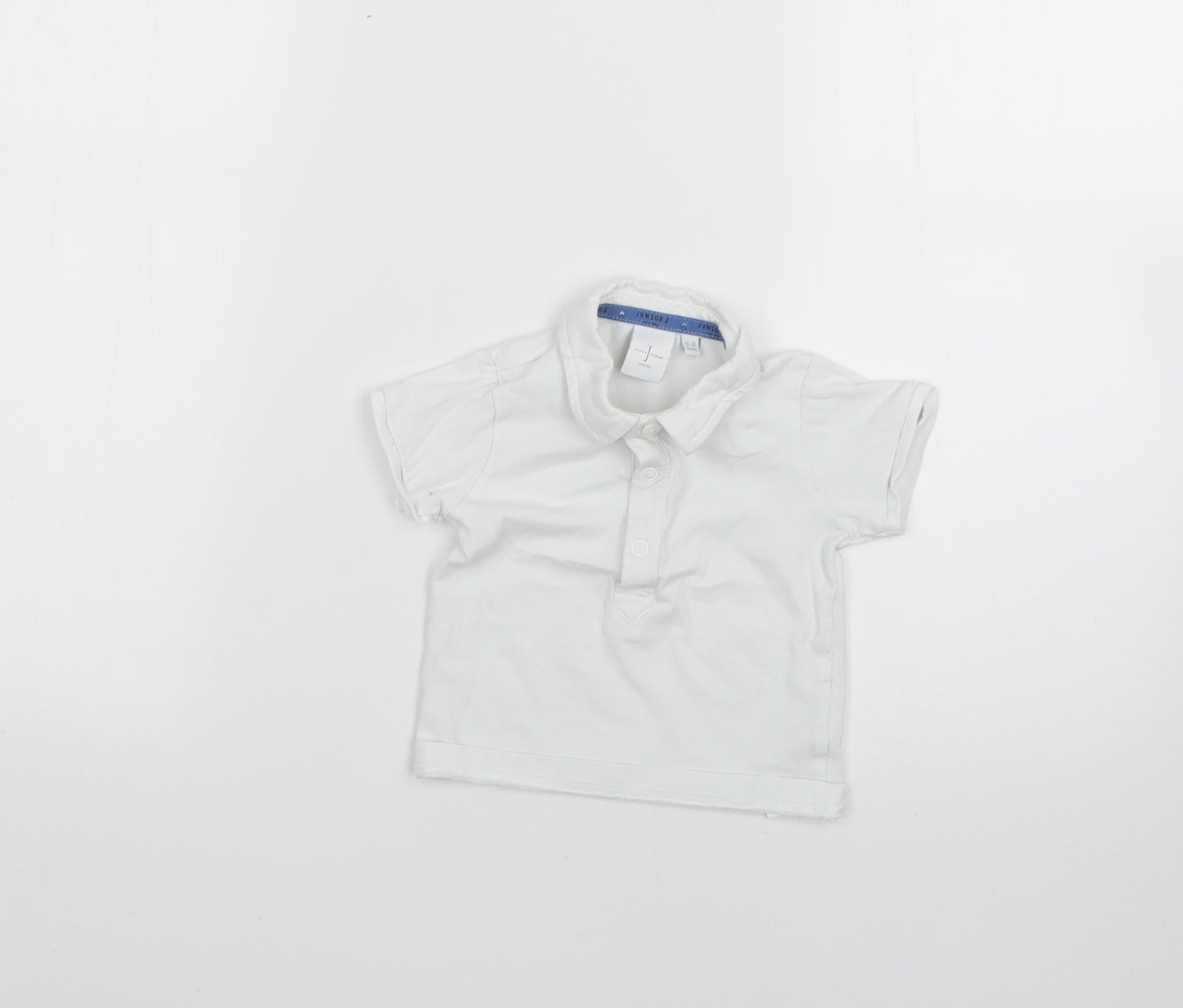 Jasper Conran Baby White   Pullover Polo Size 9-12 Months