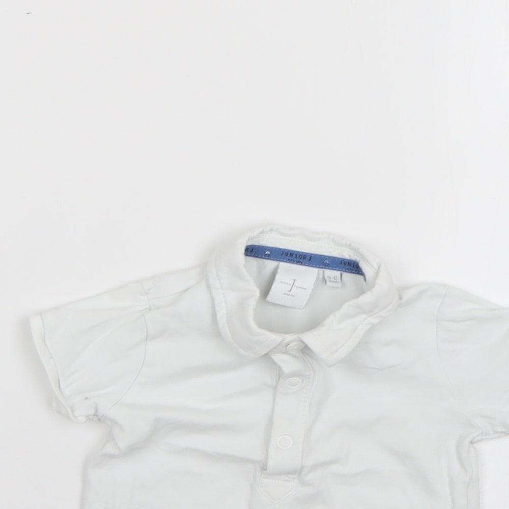 Jasper Conran Baby White   Pullover Polo Size 9-12 Months