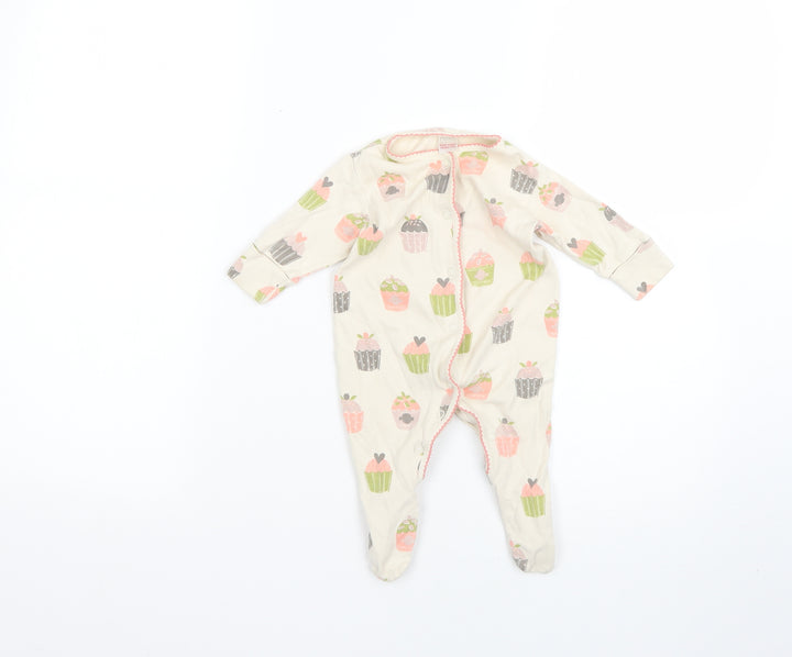 NEXT Baby Beige Geometric  Babygrow One-Piece One Size