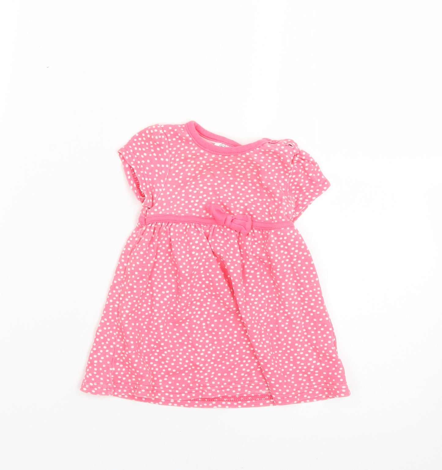F&F Baby Pink Geometric  Fit & Flare  Size 0-3 Months