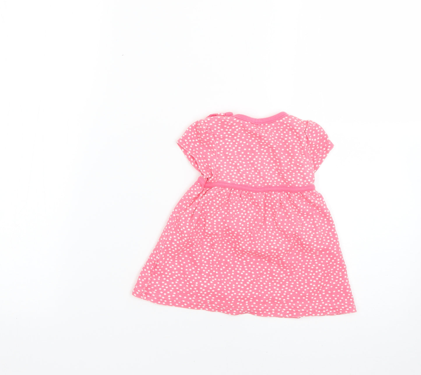 F&F Baby Pink Geometric  Fit & Flare  Size 0-3 Months