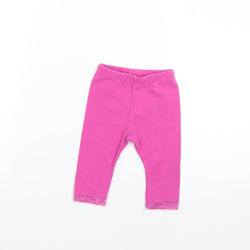 M&Co Baby Pink   Cropped Trousers Size 0-3 Months