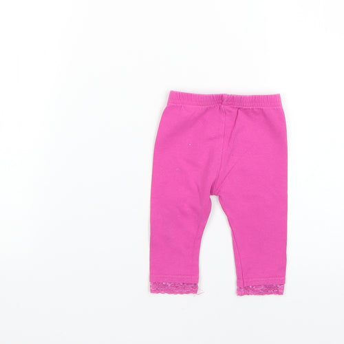 M&Co Baby Pink   Cropped Trousers Size 0-3 Months