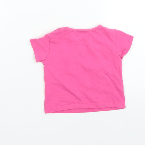 BHS Baby Pink   Basic T-Shirt Size 0-3 Months