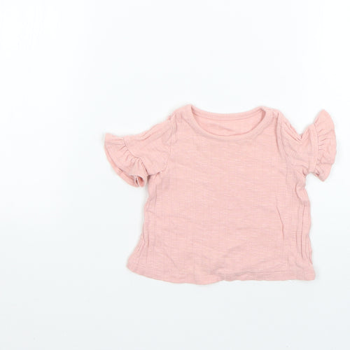 George Baby Pink   Basic T-Shirt Size 0-3 Months