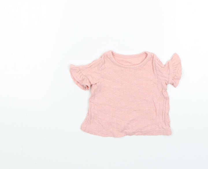 George Baby Pink   Basic T-Shirt Size 0-3 Months