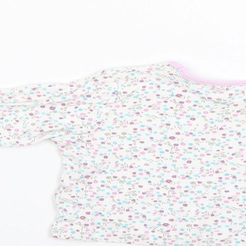 George Baby Multicoloured Floral  Basic T-Shirt Size 0-3 Months