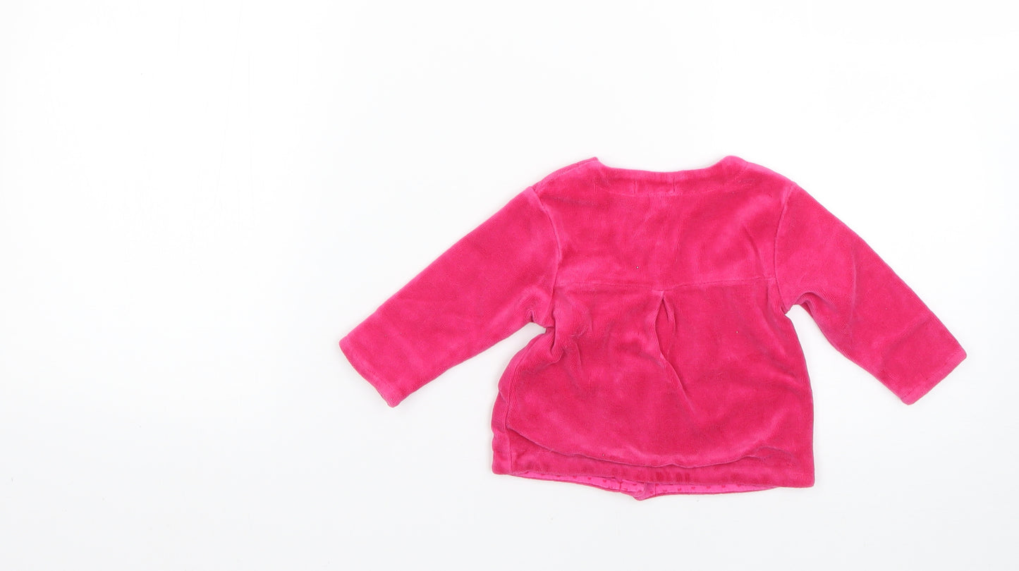 tout simplement Baby Pink   Basic Coat Coat Size 0-3 Months