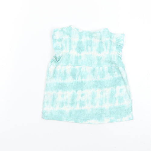 F&F Baby Multicoloured Geometric  Basic T-Shirt Size 0-3 Months