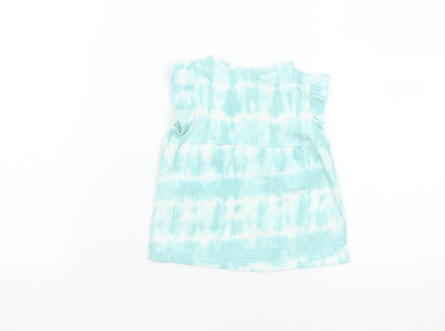 F&F Baby Multicoloured Geometric  Basic T-Shirt Size 0-3 Months