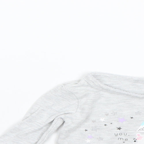 Primark Baby Grey   Basic T-Shirt Size 0-3 Months