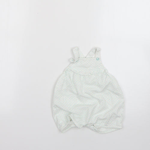 TU Baby Multicoloured Floral  Dungaree Outfit/Set Size 0-3 Months