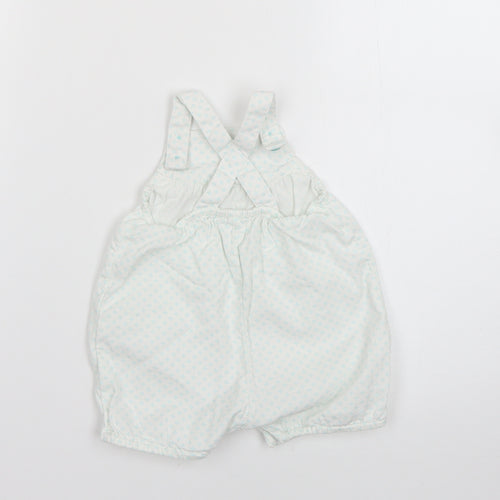 TU Baby Multicoloured Floral  Dungaree Outfit/Set Size 0-3 Months