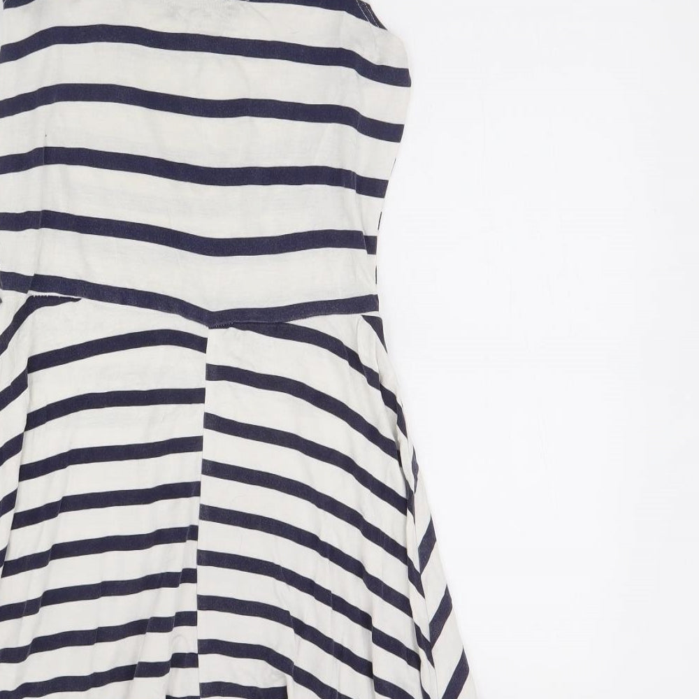 Atmosphere Womens White Striped  Shift  Size 12