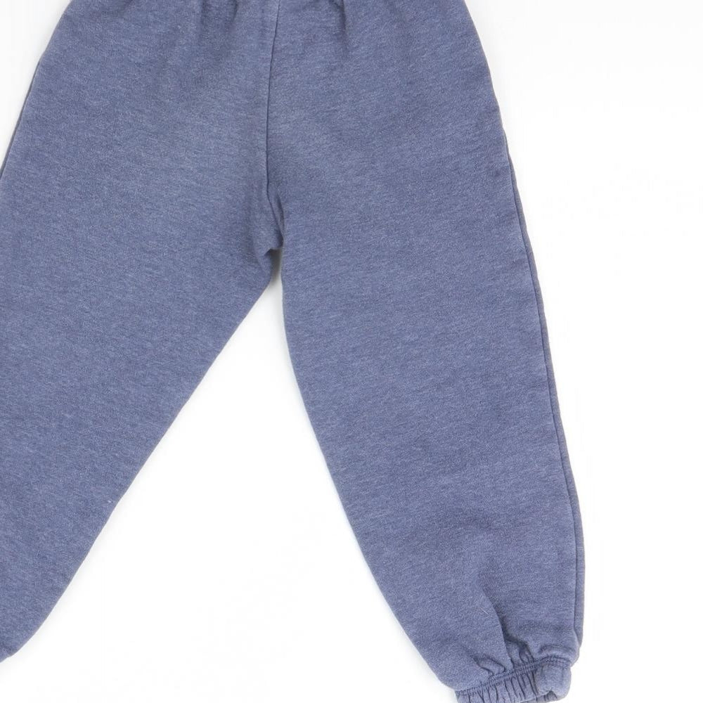 I Love Girls Wear Girls Blue   Jogger Trousers Size 5 Years