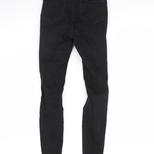 Denim & Co. Womens Black  Denim Skinny Jeans Size 6 L28 in