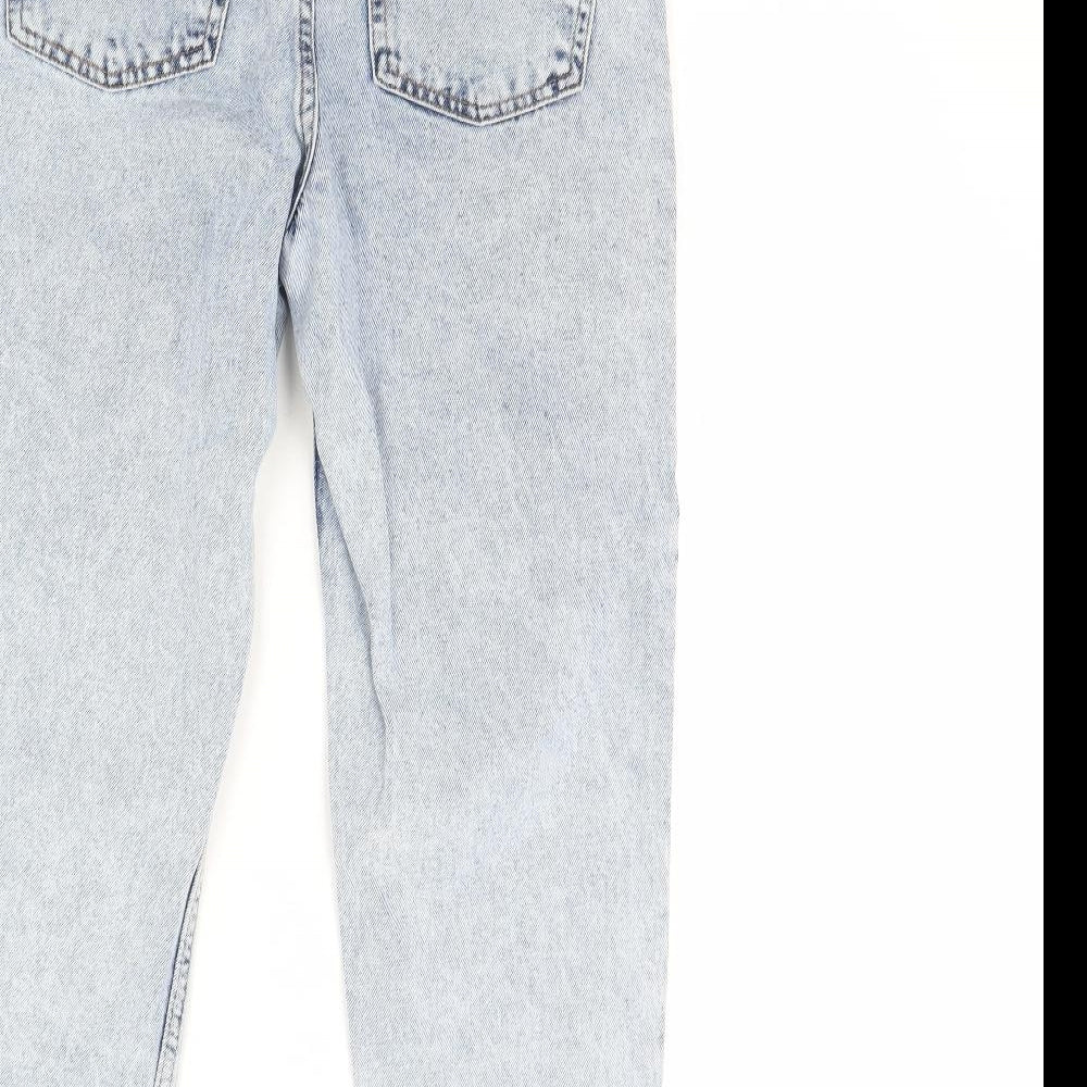 Denim & Co. Womens Blue  Denim Straight Jeans Size 6 L28 in