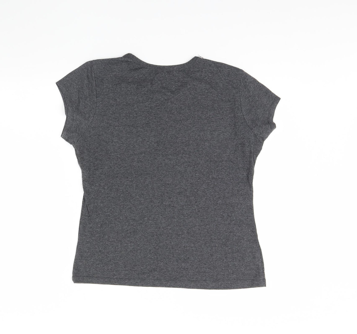 Atmosphere Womens Grey   Basic T-Shirt Size 16  - American