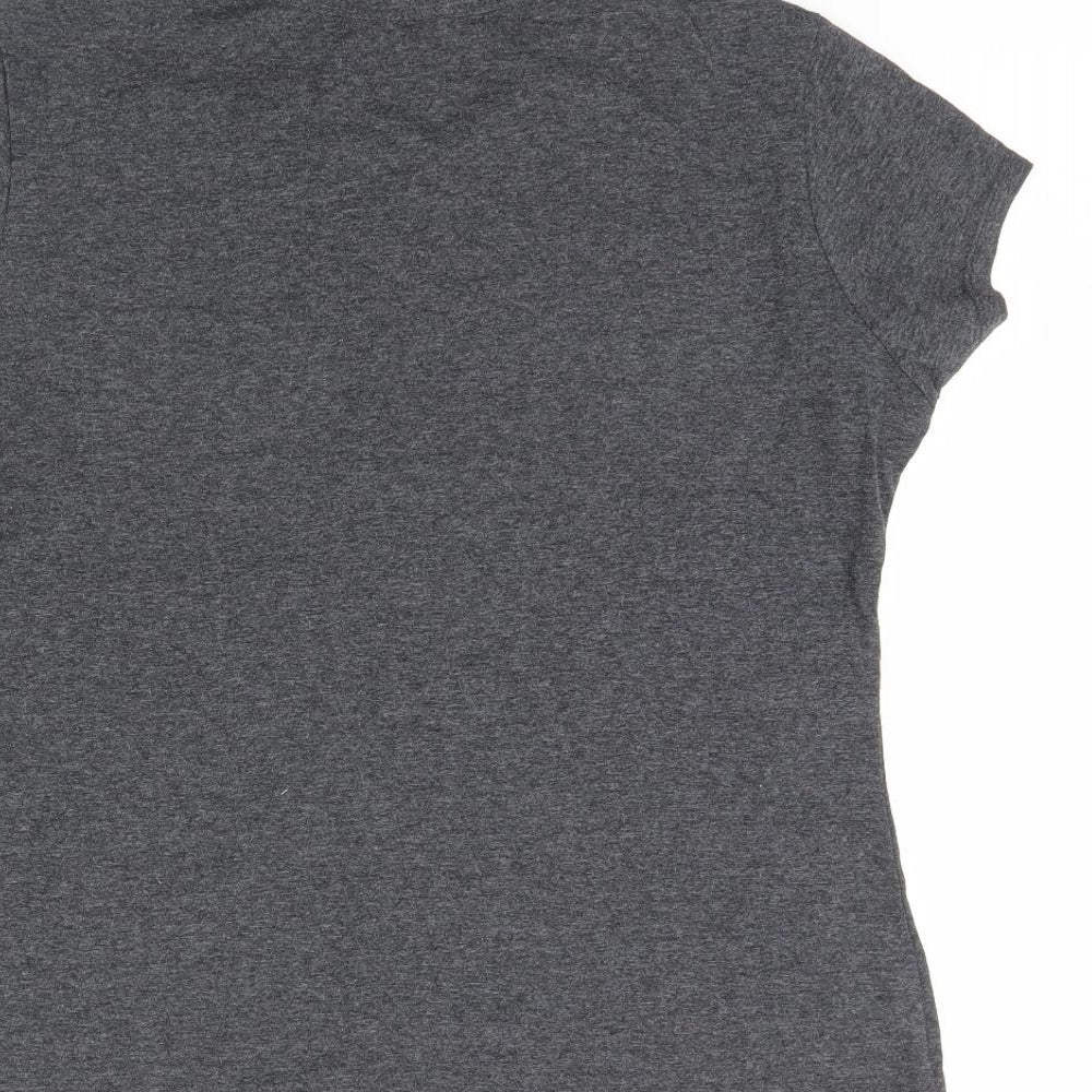 Atmosphere Womens Grey   Basic T-Shirt Size 16  - American