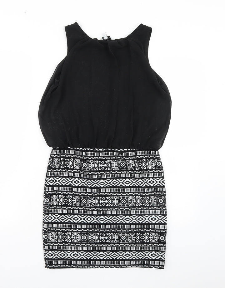 New Look Womens Black   Pencil Dress  Size 10
