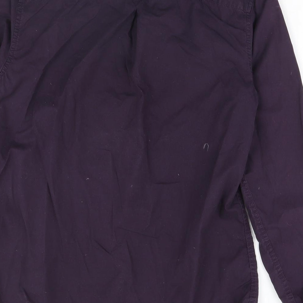River Island Mens Purple    Dress Shirt Size M