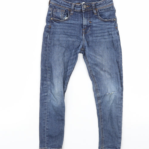 George Boys Blue  Denim Skinny Jeans Size 6 Years